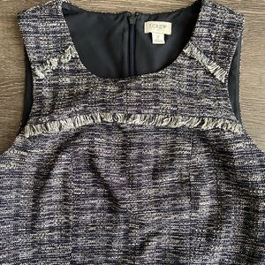 Navy and white JCrew Cocktail Dress